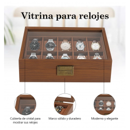 Caja Para Relojes  Con 10...